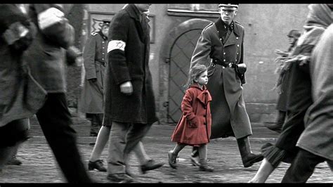 movie frames: the girl in the red coat in Schindler's List | Schindler ...