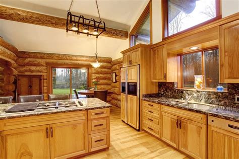 Log Cabin Kitchen Design Ideas Northern Log, 46% OFF