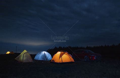 Tent For Camping At Night Picture And HD Photos | Free Download On Lovepik