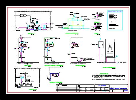 Pump Room System Fire DWG Detail for AutoCAD • DesignsCAD