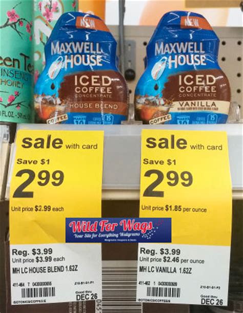 Maxwell House Iced Coffee Concentrate $1.97!