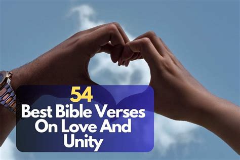 54 Best Bible Verses On Love And Unity – Bible Verses of the day