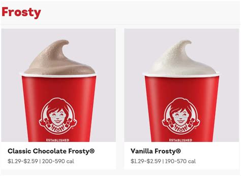 Wendy's Menu With Prices and Pictures (2024)