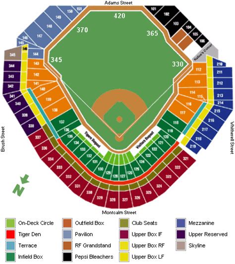 Comerica Park Seating Chart Metallica | Cabinets Matttroy