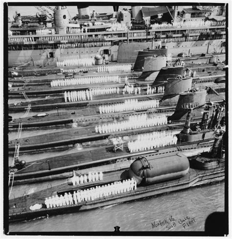 NH 92321 Submarines at Norfolk Naval Base