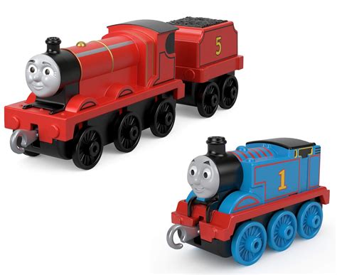 Buy Thomas & Friends - Thomas & James Set of 2 Push-Along Train Engines ...