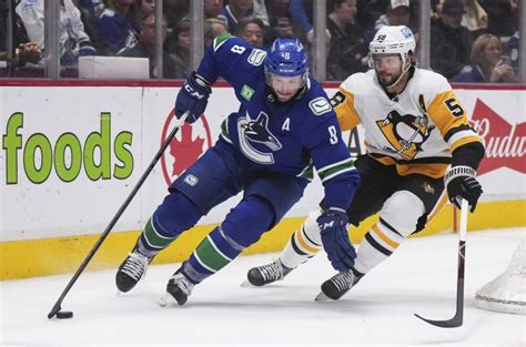 Canucks top Penguins 5-1 for 2nd straight win - Egyptian Gazette