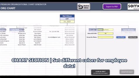 Excel Automatic Org Chart Generator Organizational Chart Tool | lupon ...