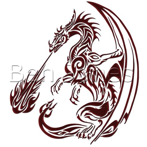 Simple Fire Breathing Dragon Drawing | Free download on ClipArtMag