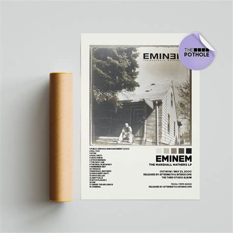 Eminem Posters / the Marshall Mathers LP Poster Album Cover - Etsy