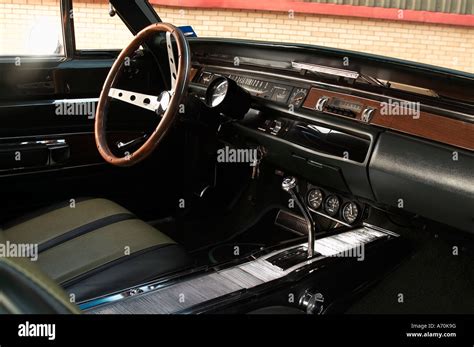 interior steering wheel dash dashboard speedo 1968 plymouth GTX classic muscle car american ...