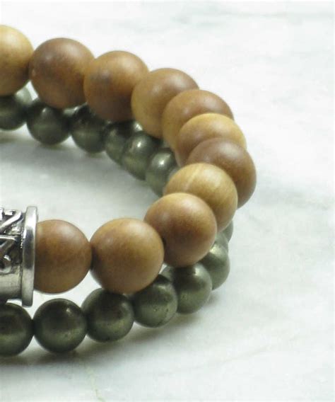 Peace Bracelets for Men | sandalwood mala beads, mala bracelets