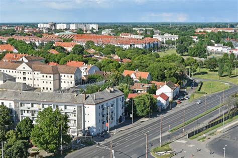 View of the Buildings of Debrecen City in Hungary Stock Image - Image ...