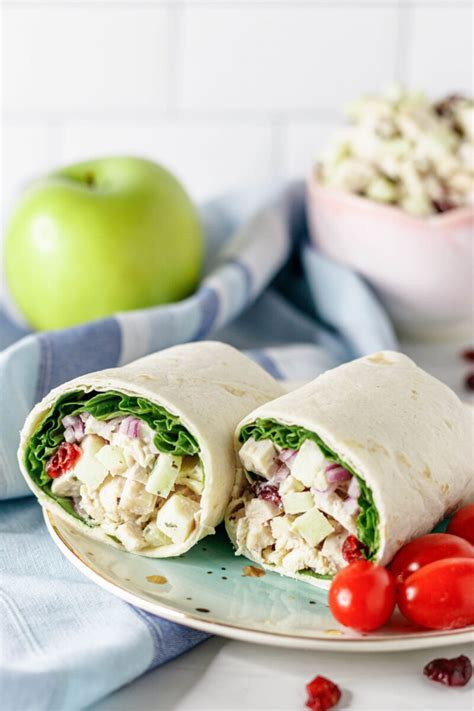 Chicken Salad Wraps {Ritz Carlton Chicken Salad} - Goodie Godmother