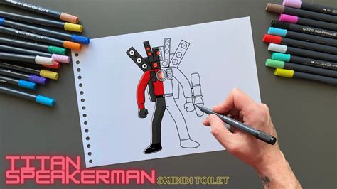 How to DRAW TITAN SPEAKERMAN | Skibidi Toilet - YouTube