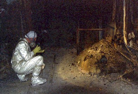 The Elephant's Foot of the Chernobyl disaster, 1986 - Rare Historical ...