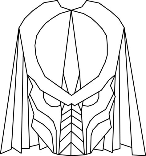 Predator Mask Drawing | Free download on ClipArtMag