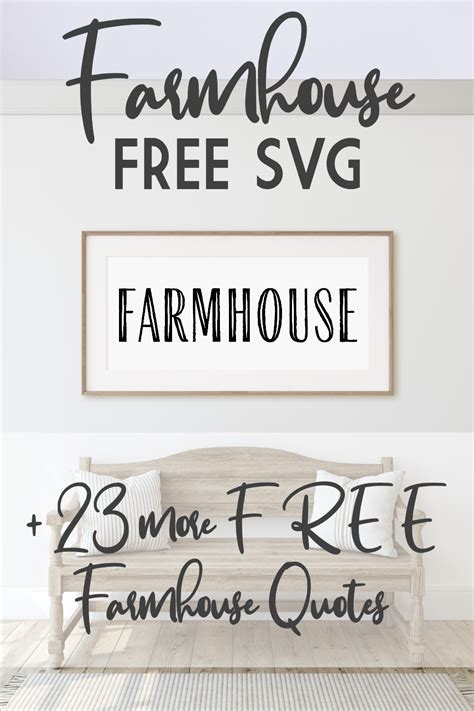 Free Farmhouse Svg, Farmhouse Font, Farmhouse Signs, Farmhouse Charm ...