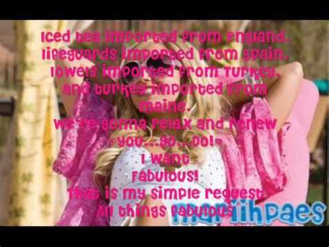 HSM2, Sharpay and Ryan - Fabulous ( with LYRICS) - YouTube