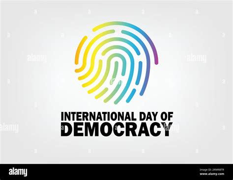 International Day of Democracy Vector illustration. Holiday concept ...