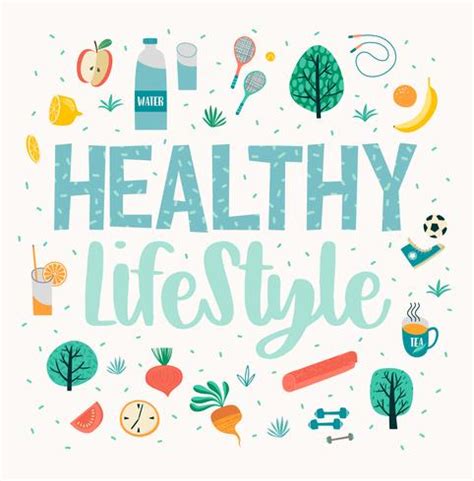 Healthy lifestyle vector illustration. Design elements for graphic module. 634337 Vector Art at ...