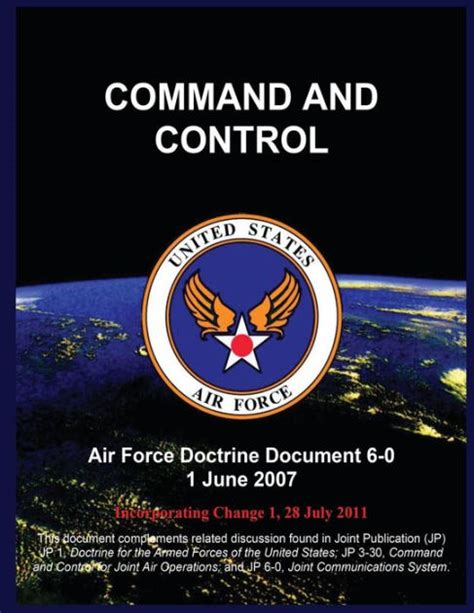 COMMAND AND CONTROL: Air Force Doctrine Document 6-0 1 June 2007 by ...