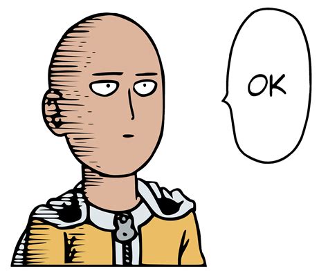 Image result for saitama one punch man png | One punch man funny, One punch man anime, Saitama ...