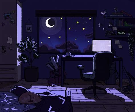 Night Anime Wallpaper