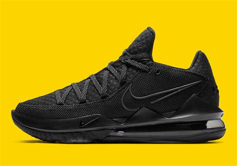 Nike LeBron 17 Low "Triple-Black" Coming Soon: Photos