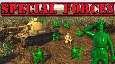 Special Forces Mission! NEW ARMY MEN Game (Army Men of War - Toy Soldiers Green vs Tan Part 2 ...