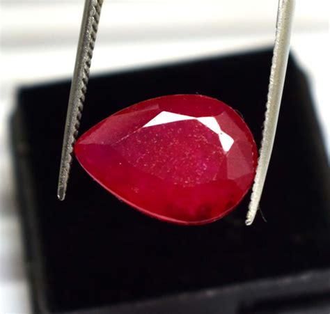 Natural Red Beryl Certified Loose Gemstone From Utah 6.70 Ct - Etsy