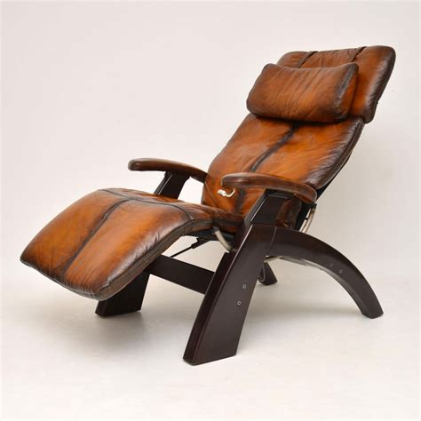 The Perfect Chair - Retro Leather Zero Gravity Reclining Armchair ...