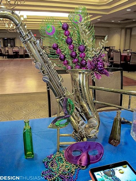 Pin on Mardi gras centerpieces