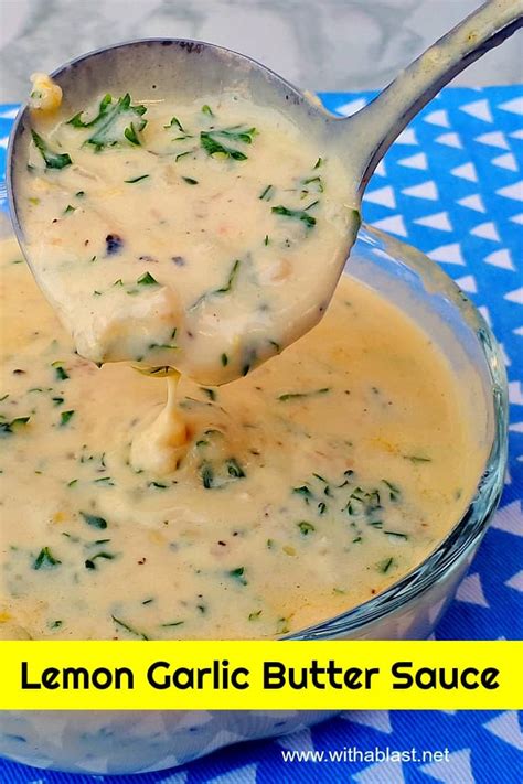 Lemon Garlic Butter Sauce | With A Blast