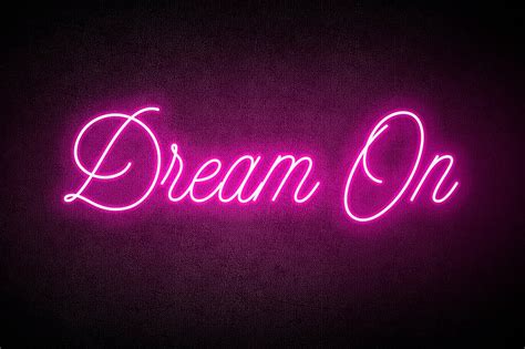 Dream on neon signDream on neon lightDream on signNeon sign | Etsy