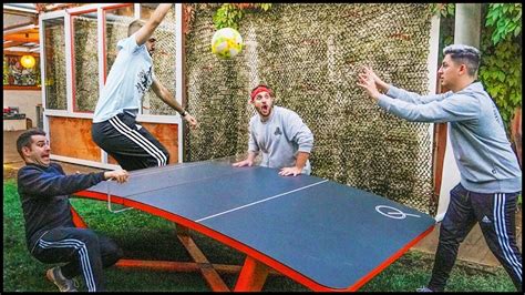 ÉPICO FÚTBOL PING PONG CON LA ÉLITE - YouTube