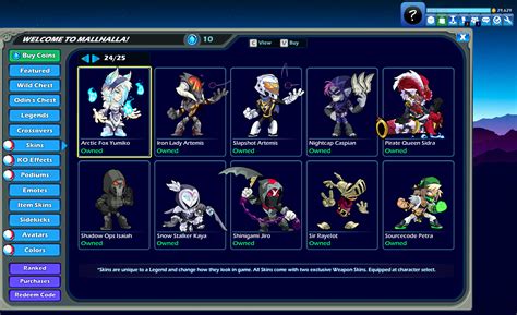 Selling - selling brawlhalla account, 100lv, dlc, skins, 1800highest ...