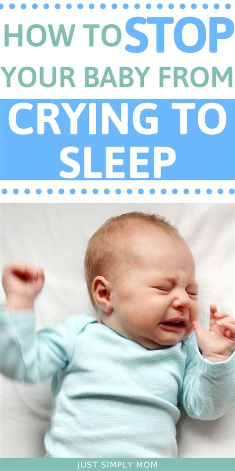 How to Stop Your Baby from Crying to Sleep | Baby crying, Sleep training, Baby breastfeeding