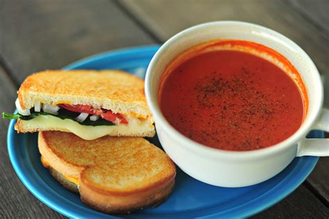 Ultimate Tomato Soup and Over-the-Top Grilled Cheese Sandwich | | Not Just Sunday Dinner