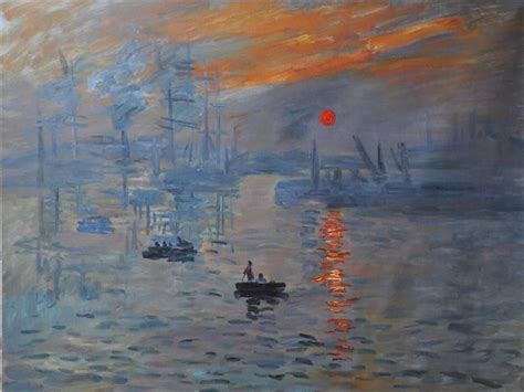 Impression Sunrise by Monet where the name Impressionism was derived ...