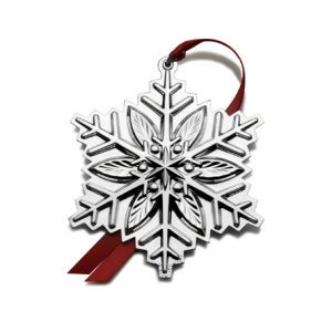 Sterling Silver Snowflake Ornaments