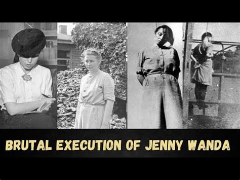 The Brutal Execution Of Nazi Supermodel Jenny-Wanda Barkmann | WW2 ...