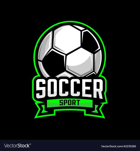 Soccer logo Royalty Free Vector Image - VectorStock