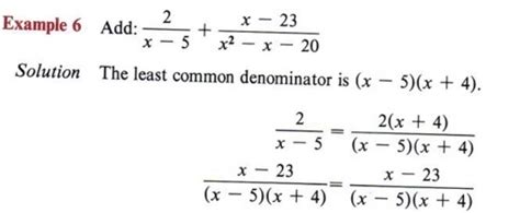 Adding And Subtracting Algebraic Fractions With Unlike Denominators Calculator - William Hopper ...