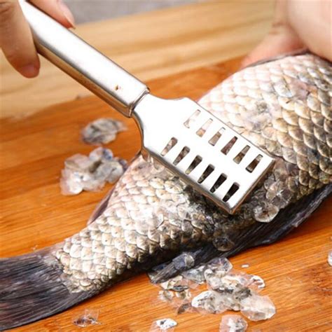 Fastcleaning fish scale remover fish skin steel plastic scaler scraper cleanerER Home, Furniture ...