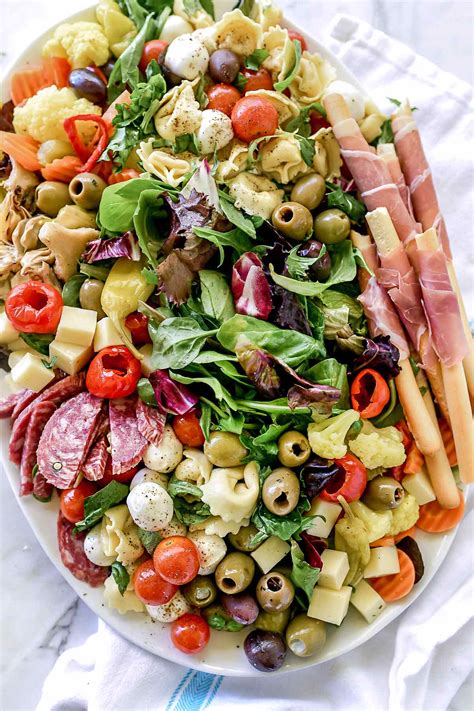 How to Make an Awesome Antipasto Salad Platter | foodiecrush.con