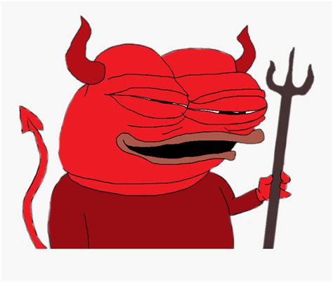 #pepe #meme #rarepepe #devil #devilish - Pepe Devil Png , Free ...