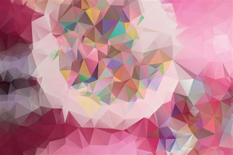 Premium Vector | Geometric texture abstract low poly background