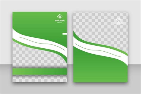 Premium Vector | Blank book cover design template