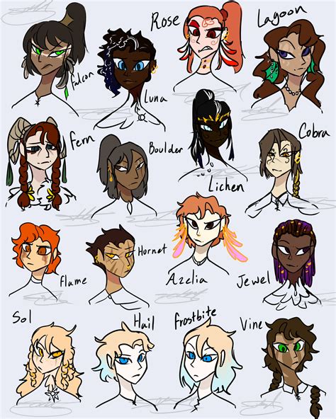 Rulers of the each dragon Tribe but Human by InktailAnimations on DeviantArt